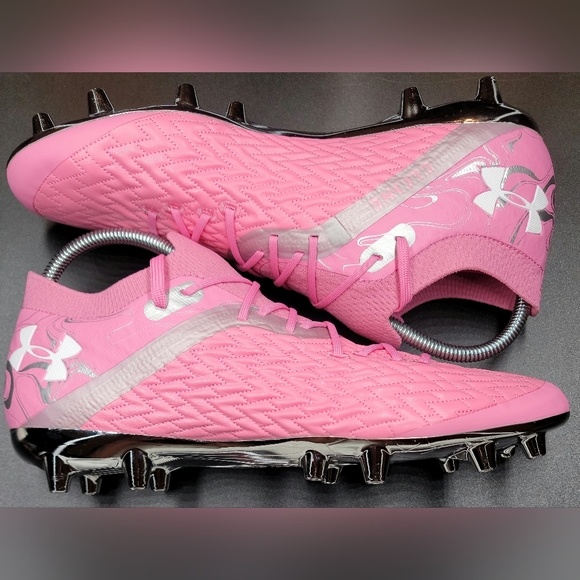Under Armour UA Clone Magnetico Pro FG Soccer Cleats Pink Rose Mens Sz 11.5 NIB main image 7
